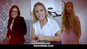 Hot huge boobed stepmom lets son-in-law bang her