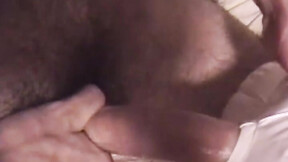 Huge cock jock jerking off solo after fucking fetish sex doll