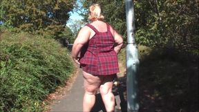 Country foot path strip and butt plug tail