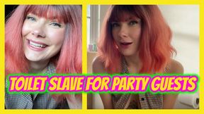 Toilet Slave for Party Guests