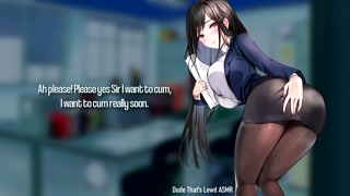 The Buttslut Secretary Can't Be This Lewd! (Anal ASMR)