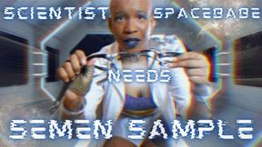 Scientist SpaceBabe Needs Semen Sample