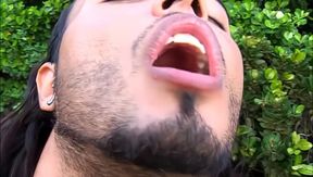 Andrey wrecked in anal heaven by latin beach studs