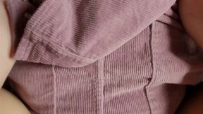 Guy Fucking Stepsister Missionary in Her Cute White Panties