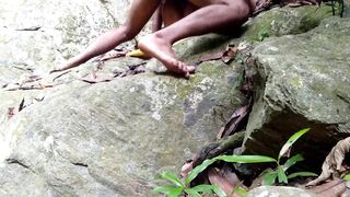 Best fucking my married cousin under waterfall outdoor sex