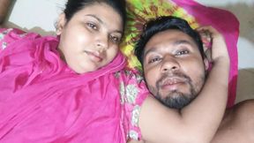 Beautiful New Married Wife Saree Romance