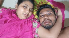 Beautiful New Married Wife Saree Romance