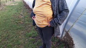 Rough outdoors ass&#x1F351;-play gets wild with big tits and loud slapping sounds