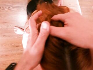Coarse Face Screw POV - Destroy her face with a Large Knob, Very DEPTHROAT