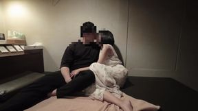 Japanese MILF gets pounded and creampied in secret love affair