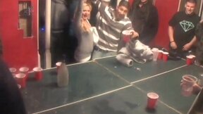 Dorm prick sucking teen goes down on prick