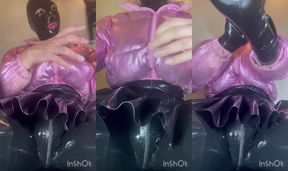 Latex Fantasy: Stunning Japanese Model in a Sleek Catsuit and Gloves