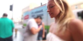 Blonde bombshells Lena Nicole and Nicole Love in a star-making fuck session