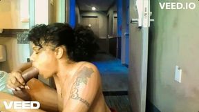 Hotel Sex With The Door Wide Open Get Caught Keep Fucking