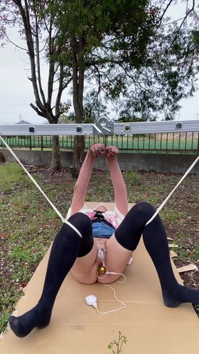 No183 Hanging training with a ladder