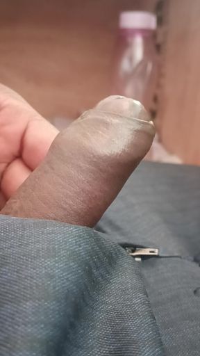 A black cock Masturbation in store