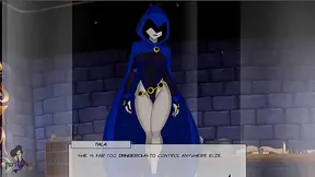 Raven Seduced by Blonde Teen Titans in Hot Hentai Fantasy Action
