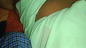 .i Went to My Aunt's House and She Was so Beautiful in a Saree That I Took Her Breasts and Had Sex with Her.