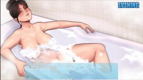 House Chores pt. 1. - Spying on maid taking a shower || babysitter caught me masturbating