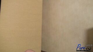 TRANSSEXUAL Pornographic star Gets Barebacked In Her Motel Apartment - Jane Marie