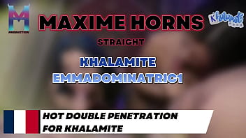 Get ready for some wild action with khalamite and Emmadominatric1! From intense blowjobs to rough double penetration,...