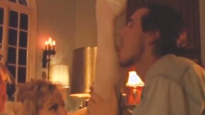 PORNSTAR LEGENDS XXX - Busty MILF Rebecca Bardoux takes cum in mouth after wild sex (Nick East)