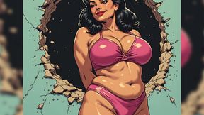 Curvy Women Swimsuit Art