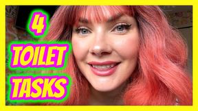 4 Filthy House Toilet Humiliation Tasks