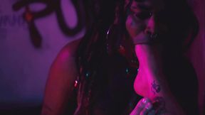 Pegging Threesome With 2 Foot Goddess