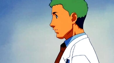 Hentai nurse cosplay turns to rough anal in a futuristic medical ward
