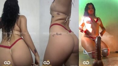 Hot Colombian Solo Twerked With Deep Creampie Black Cock Slammed