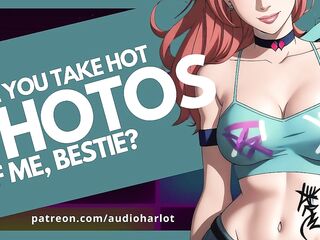 Helping Your Fitness Model Bestie Take Fotos For A Competition (Audio Porn)