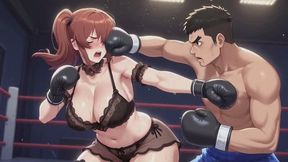 Mixed Boxing Fantasies #2B: Mixed Boxing Submission Fantasy Roleplay (Animated)