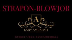 STRAPON BLOWJOB Total lenghts 10:40  Sitzkreuz - Barbie - TV - Transe - Blow Strap On - Blasen - BlowJobTraining - Bondage - Mouth fucked - Gagged - Knebel  LADYAMRAPALI  Mistress - Domina - Female Domination - Herrin