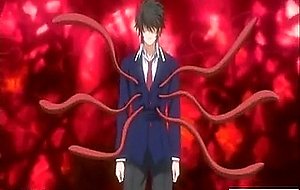 Blonde hentai girl fucked by tentacles