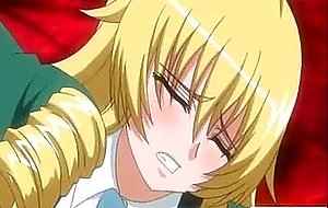 Blonde hentai girl fucked by tentacles