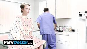 PervDoctor - Hot Young Patient Needs Doc Oliver's Special Treatment For Her Pink Beaver