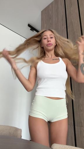 Busty Ukrainian topless girls show off their natural big tits