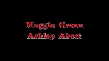 Ashley Abott and Maggie Green Finger Shaved Pussies