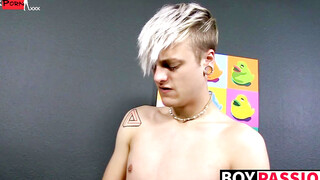 Twinks Jerk Off Double Handjob - Two Hands Better Than One