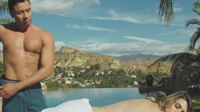 After A Passion Body Massage, A Horny Big Tits Shemale Gets Fucked In The Asshole