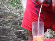 Glass Full Of Rank Dark Yellow PiSS - Will You Drink It?