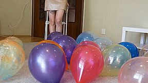 Laura and Emma popping barefoot 4K UHD