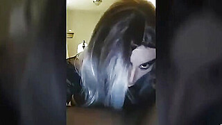 BBC using a Cute Sissy Crossdresser