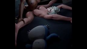 Large Cock Futa Pharah Fucks Tight Pussy Ass Mercy Gracefully