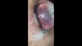 Big ass on a huge plug