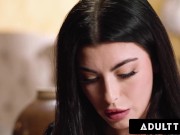 ADULT TIME - Horny Gal Ritchie Scissors Lesbian Boss Little Puck Boss After Mistakenly Sending Nudes