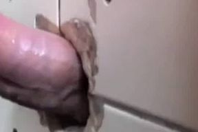 Bareback Anal at Glory Hole: Young Hunk Takes on Older Man in Berlin