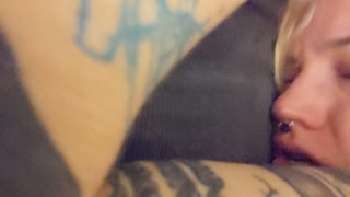 Real couple after party pov facial cumshot true love