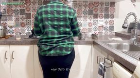 A Tale of Fuck & Romance: Indian Couple's Sensual Play in the Kitchen! Big Ass - Loud Moaning - Indian Anal Sex